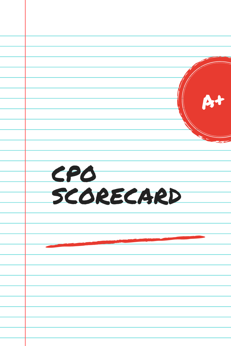 CPO scorecard