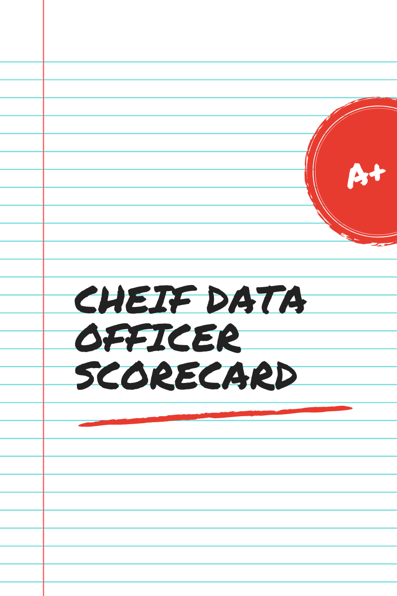 Chief data officer Scorecard